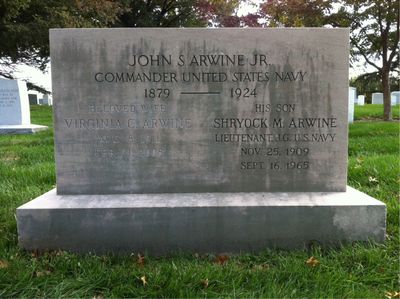 Shryock Arwine — Headstone Front