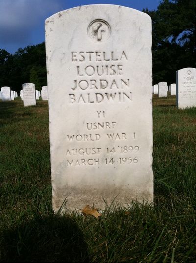 Estella Baldwin — Headstone Front