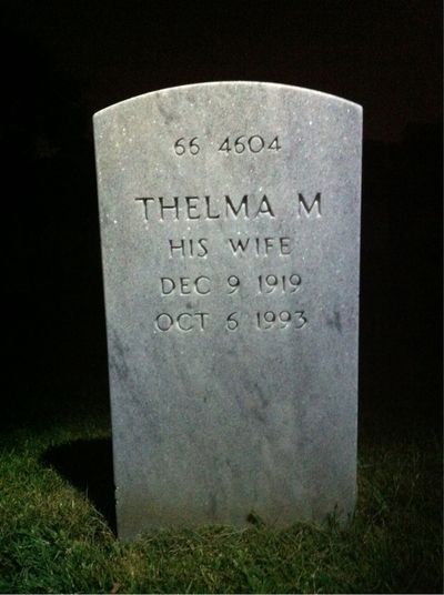 Headstone Back of Manuel Virata. Arlington National Cemetery.