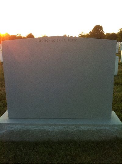 Brian Allgood — Headstone Back