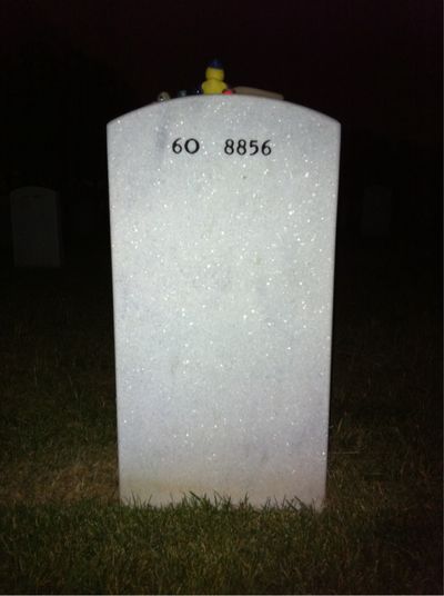 David Baker — Headstone Back