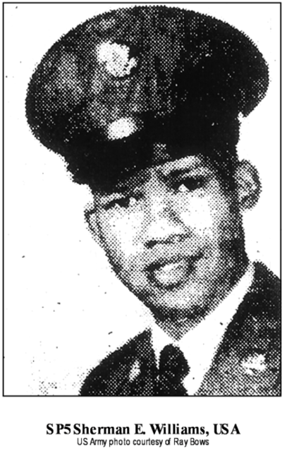 WILLIAMS SHERMAN ELLIOT - Vietnam War Veteran