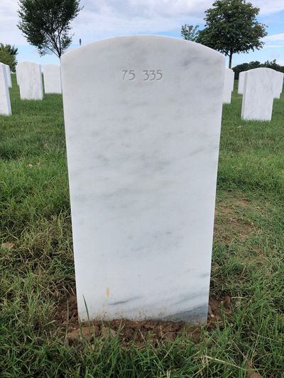 Walter Allen — Headstone Back