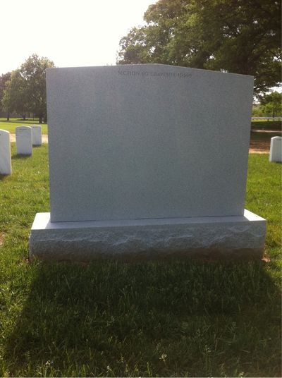 Group marker, Arlington National Cemetery, Section 60, Grave 10595. Five airmen of the United States Air Force and two soldiers of the United States Army died together in a downed aircraft over Cambodia on 24 October 1964 and were buried together beneath one stone carrying all seven names. Reverse.