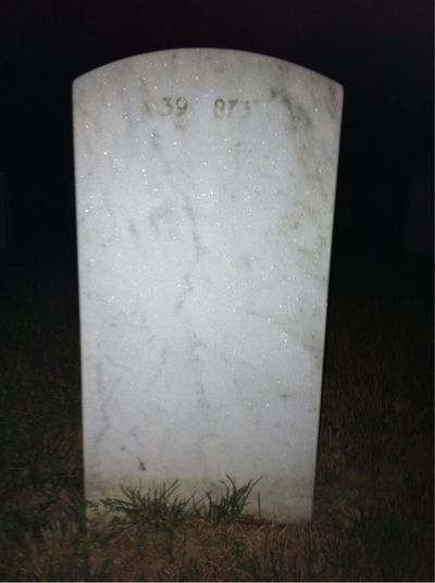 Irene Ancell — Headstone Back