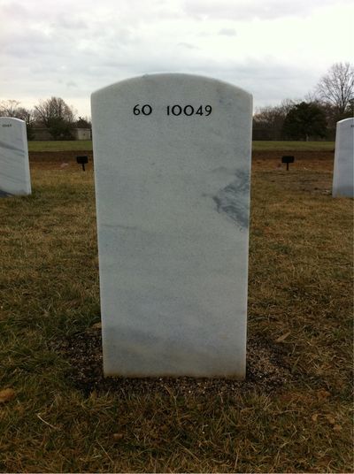 Albert Augson — Headstone Back