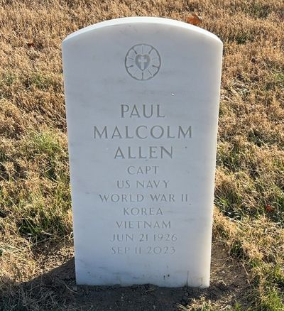 Paul Allen — Headstone Front