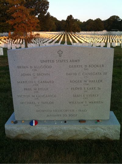 Brian Allgood — Headstone Front