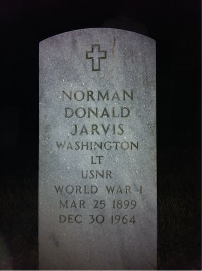 Headstone Front of Julia Jarvis. Arlington National Cemetery.