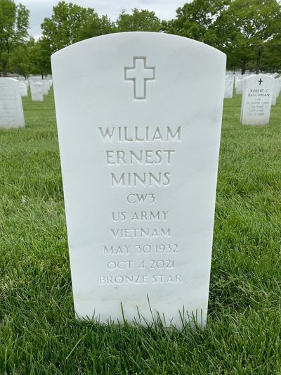 Ida Minns — Headstone Front