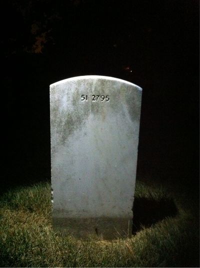 Robert Abernathy — Headstone Back