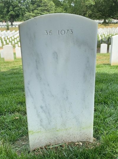 Johnnie Allen — Headstone Back