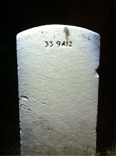 Edward Ardinger — Headstone Back