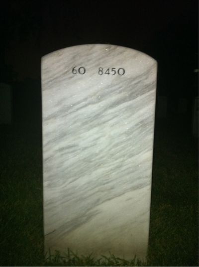 John Allen — Headstone Back