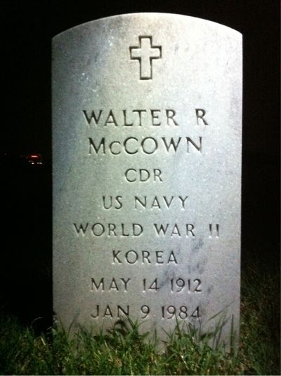 Headstone Front of Margaret Mccown. Arlington National Cemetery.