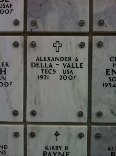 Alexander A Della Valle