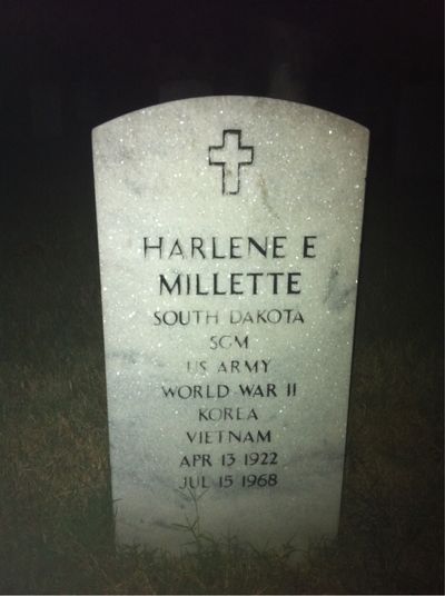 Harlene Millette — Headstone Front