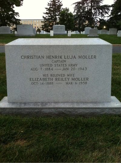 Christian Moller — Headstone Front