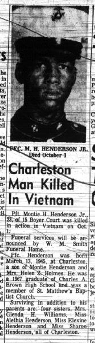 Montie H Henderson JR