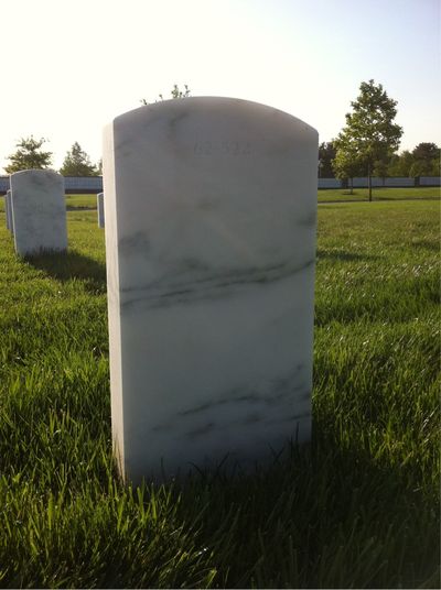Harold Mciver — Headstone Back