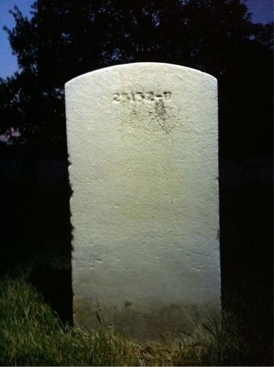 Thomas Mckee — Headstone Back