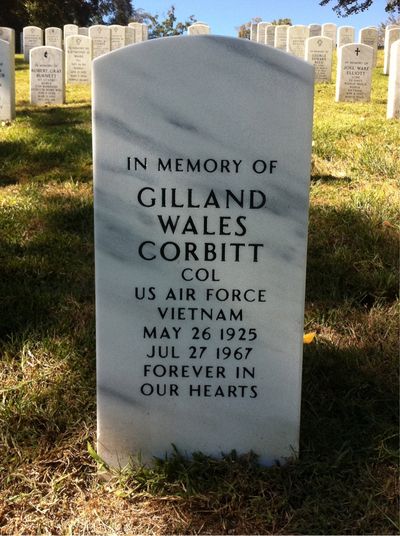 Gilland Corbitt — Headstone Front