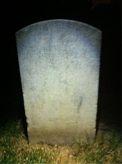 Headstone Back of Bertha Kerns. Arlington National Cemetery.
