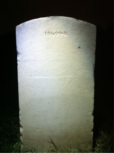 Headstone Back of Carl Miller. Arlington National Cemetery.