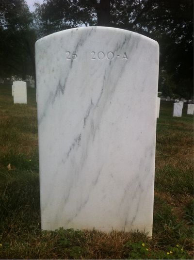 Anna Moten — Headstone Back
